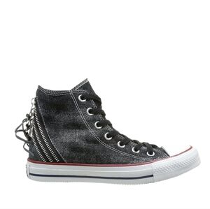 CONVERSE CT TRI ZIP HI BLACK TRAINERS,545019C-001, SIZE US 10